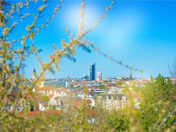 Aussicht vom Fockeberg während einer Segway Leipzig Tour